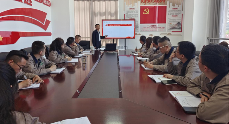 恪守&ldquo;六大紀(jì)律&rdquo; 筑牢思想根基&mdash;&mdash;集團(tuán)黨委委員、紀(jì)委書記赴朝物開投公司黨支部講授專題黨課