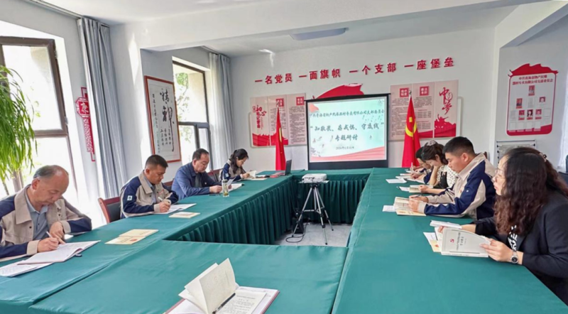 民爆公司黨支部開(kāi)展&ldquo;知敬畏、存戒懼、守底線&rdquo; 專題研討